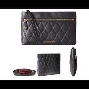 Vera Bradley black Mia wristlet